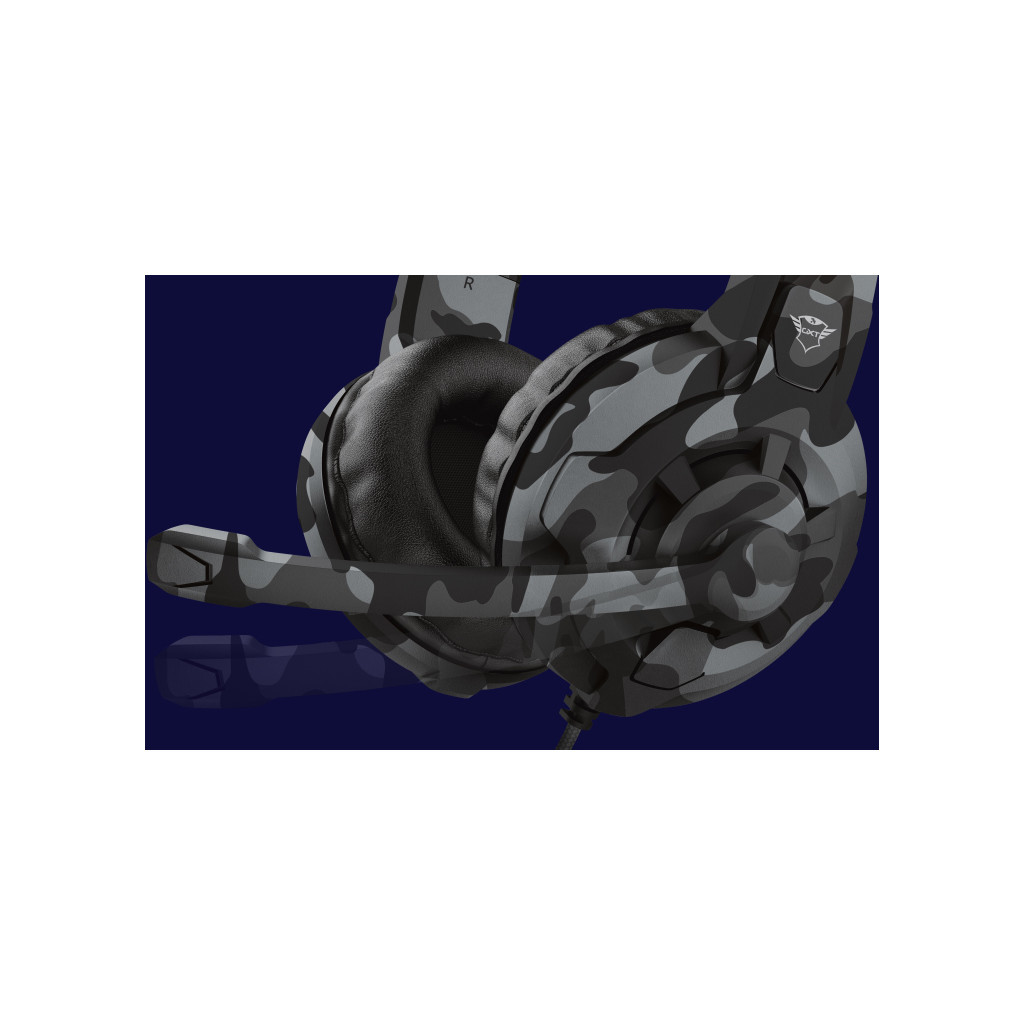 Навушники Trust GXT 411K RADIUS 3.5mm Black Camo (24360) - зображення 9