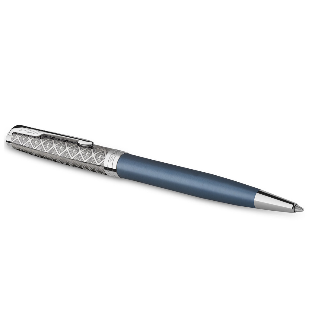 Ручка кулькова Parker SONNET 17 Metal Blue Lacquer CT BP (68 432) - зображення 2