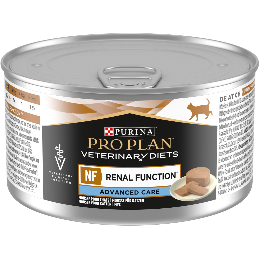 Вологий корм для кішок Purina Pro Plan Veterinary Diets NF Renal Function При патології нирок 195 г (7613287873620) - зображення 2