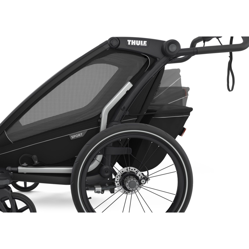 Коляска Thule Chariot Sport Double (Midnight Black) (TH 10201023) - зображення 9