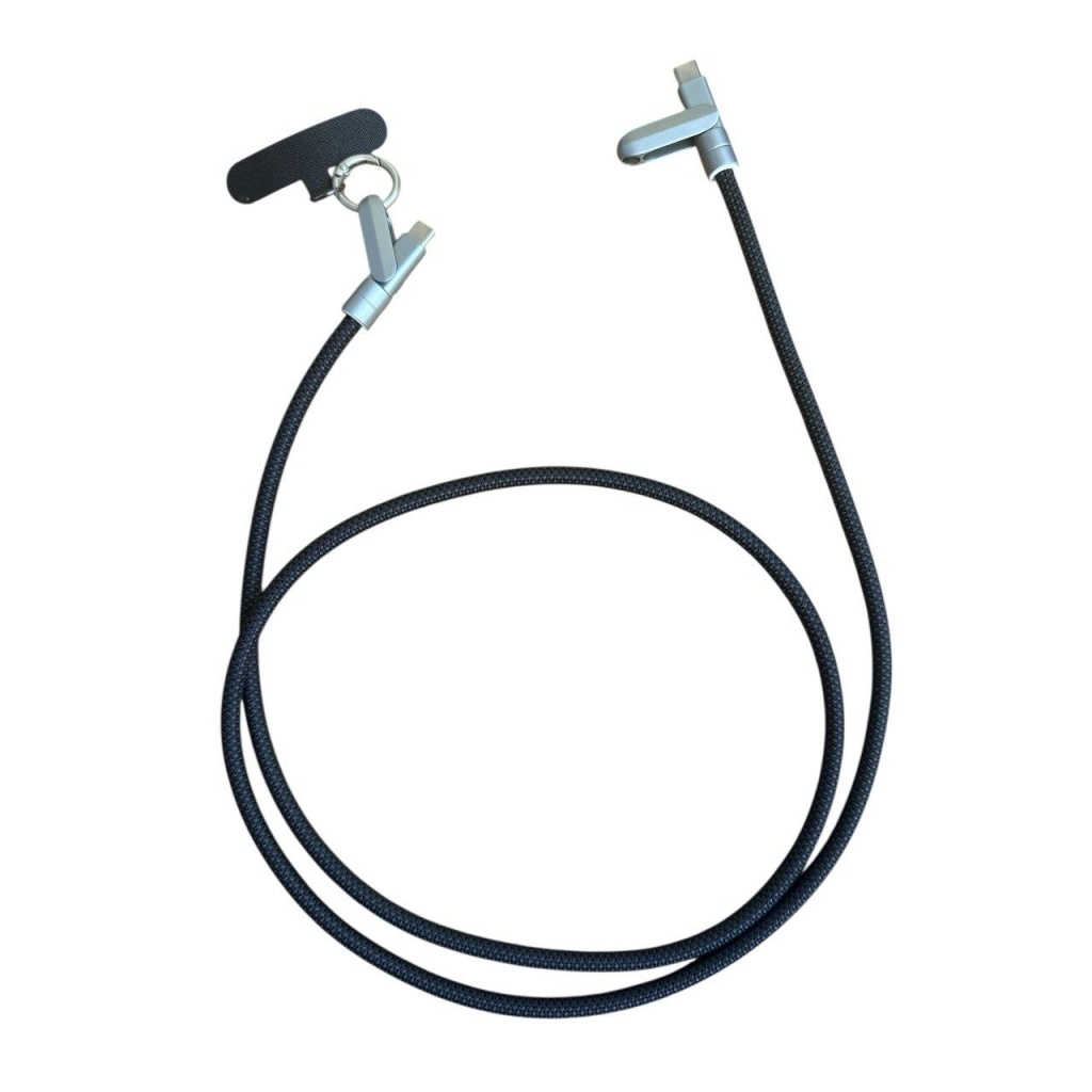 Дата кабель USB-C to USB-C 1.2m PD3.1 100W braided black XoKo (XK-SC-HLD-200-BK) - зображення 1