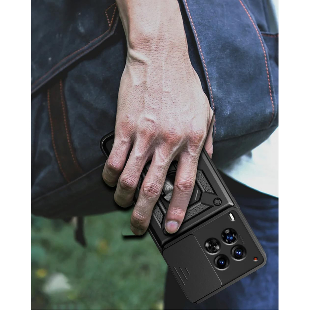 Чохол до мобільного телефона BeCover Military Tecno Camon 30 (CL6) Black (712170) - зображення 6