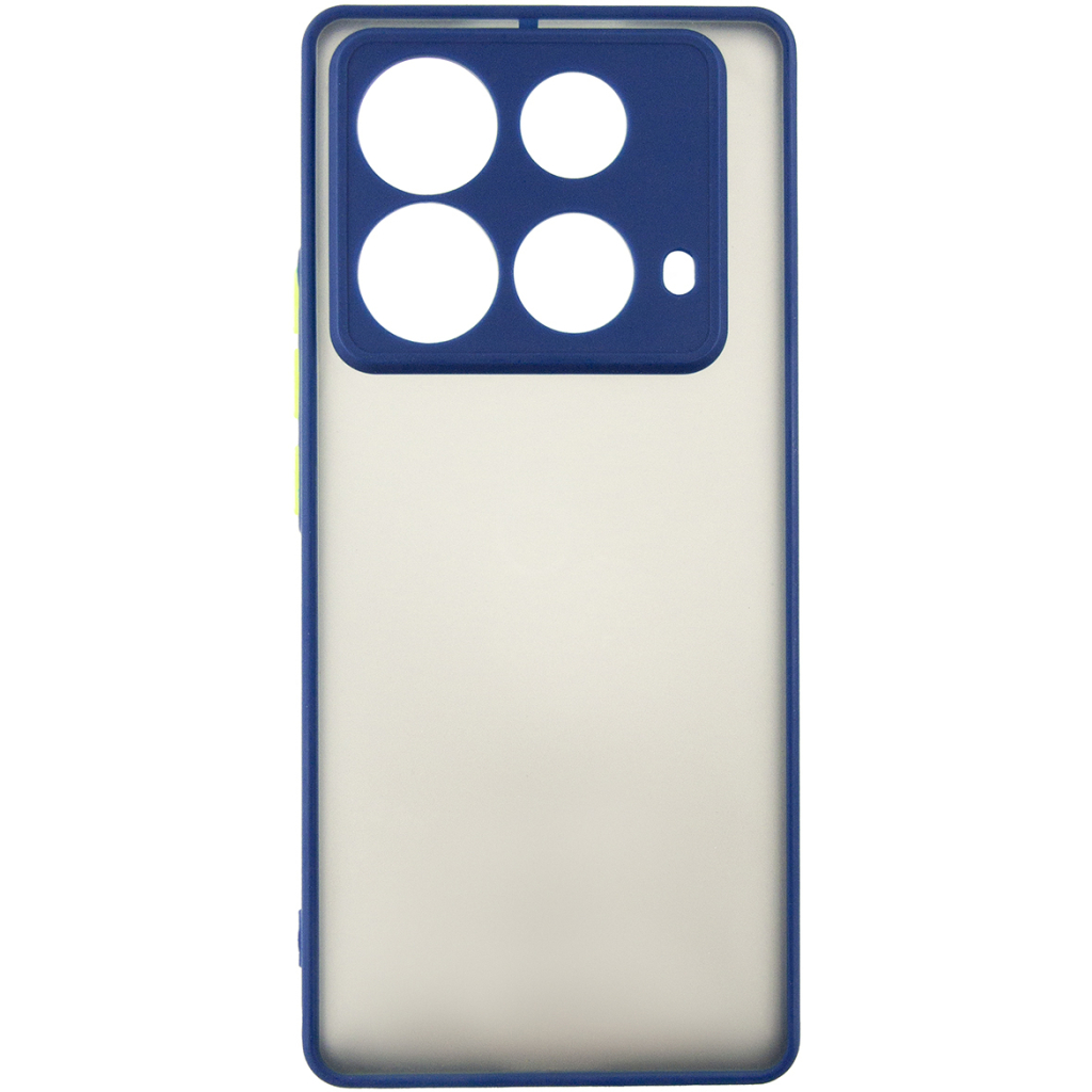 Чохол до мобільного телефона Dengos Matte Infinix Note 40 (Blue) (DG-TPU-MATT-154) - зображення 1