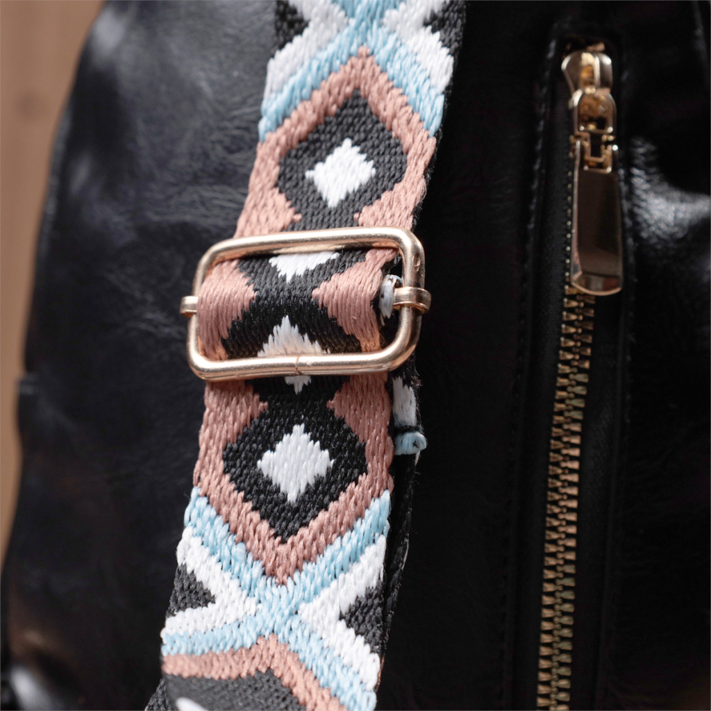 Сумка Vintage З гладкої екошкіри Чорна (22770) - зображення 12