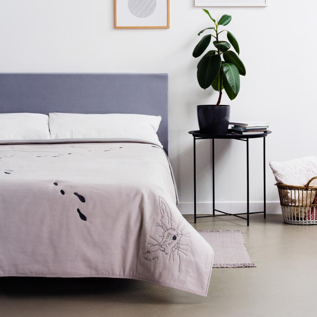 Покривало Soft25 Bunny 150x220 світло-сіре (P180524_1P_SL) - изображение 5