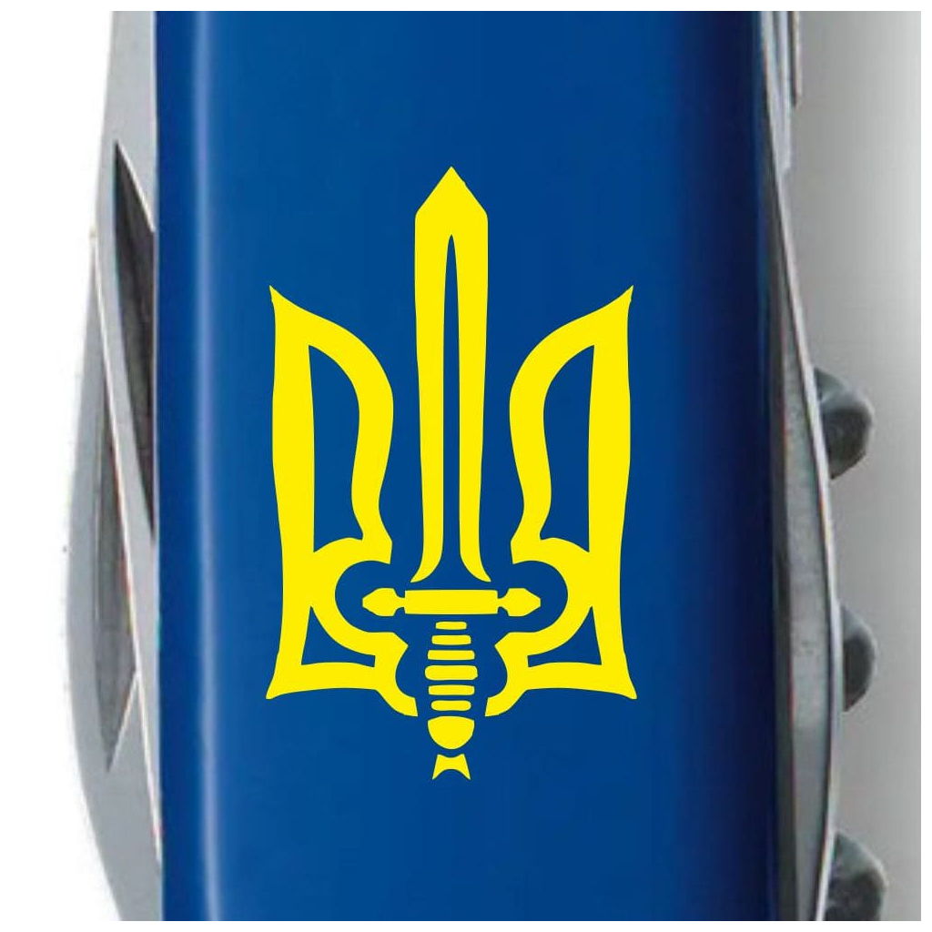 Ніж Victorinox Spartan Ukraine Blue "Тризуб ОУН жовтий" (1.3603.2_T0308u) - зображення 4
