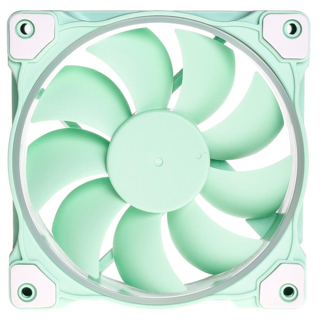 Кулер до корпусу ID-Cooling ZF-12025-Mint Green - зображення 1