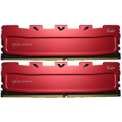 Модуль пам'яті для комп'ютера DDR4 8GB (2x4GB) 2800 MHz Red Kudos eXceleram (EKRED4082817AD) - зображення 1