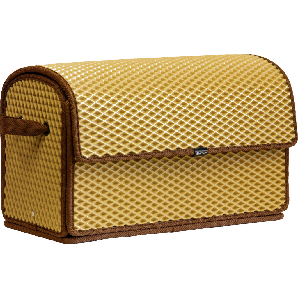 Сумка-органайзер EVAtech 30x49x25 см Бежевий з коричневим кантом (BS12258SM5RIE) - зображення 2