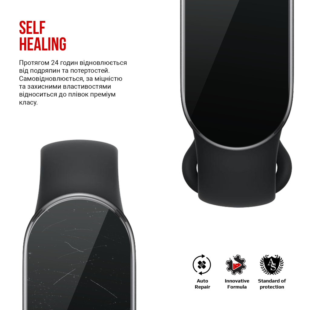 Плівка захисна Armorstandart Hydrogel Xiaomi Smart Band 10 6 шт (ARM86642) - зображення 3