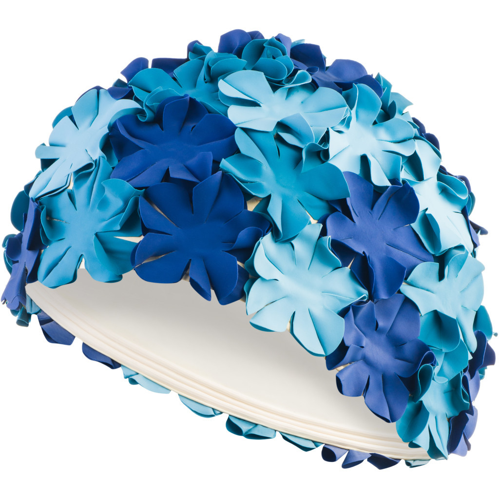 Шапка для плавання Aqua Speed Bloom 5707 105-05 синій, блакитний Жін OSFM (5908217657077) - зображення 1