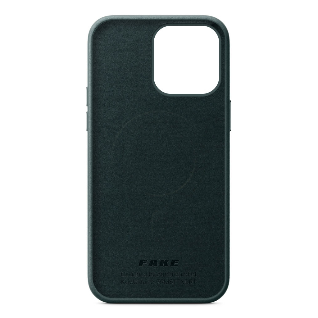 Чохол до мобільного телефона Armorstandart FAKE Leather Case Apple iPhone 14 Pro Max Shirt Green (ARM64402) - зображення 2