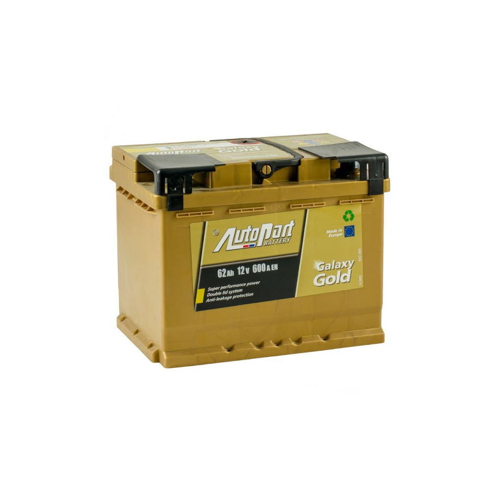 Акумулятор автомобільний AutoPart 62 Ah/12V Galaxy Gold Ca-Ca (ARL062-GG0) - зображення 2