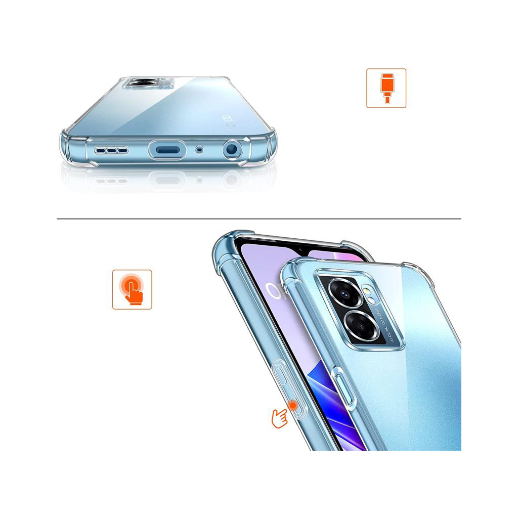 Чохол до мобільного телефона BeCover Anti-Shock Oppo A57s Clear (708893) - зображення 3