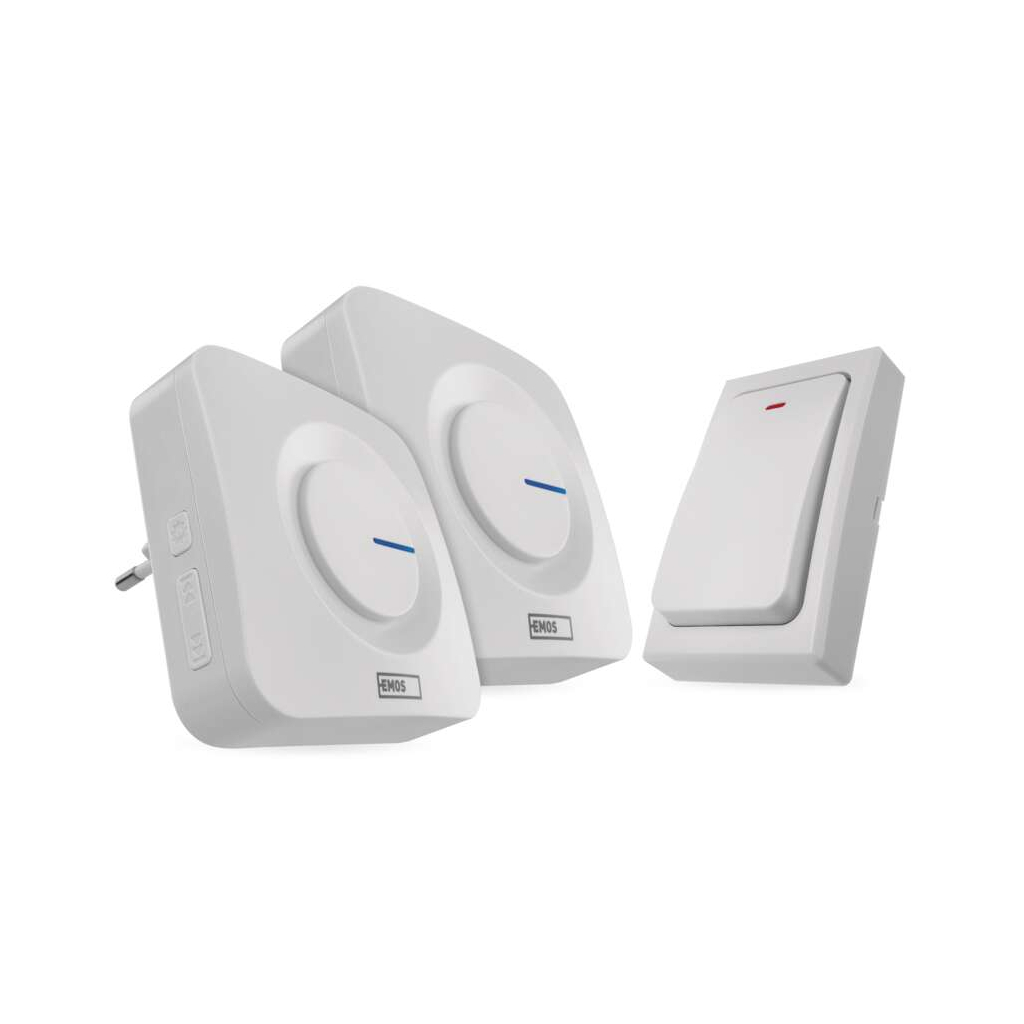 Дверний дзвінок EMOS бездротовий P5731 220В 2 приймачі (180м) (P5731) - picture 1