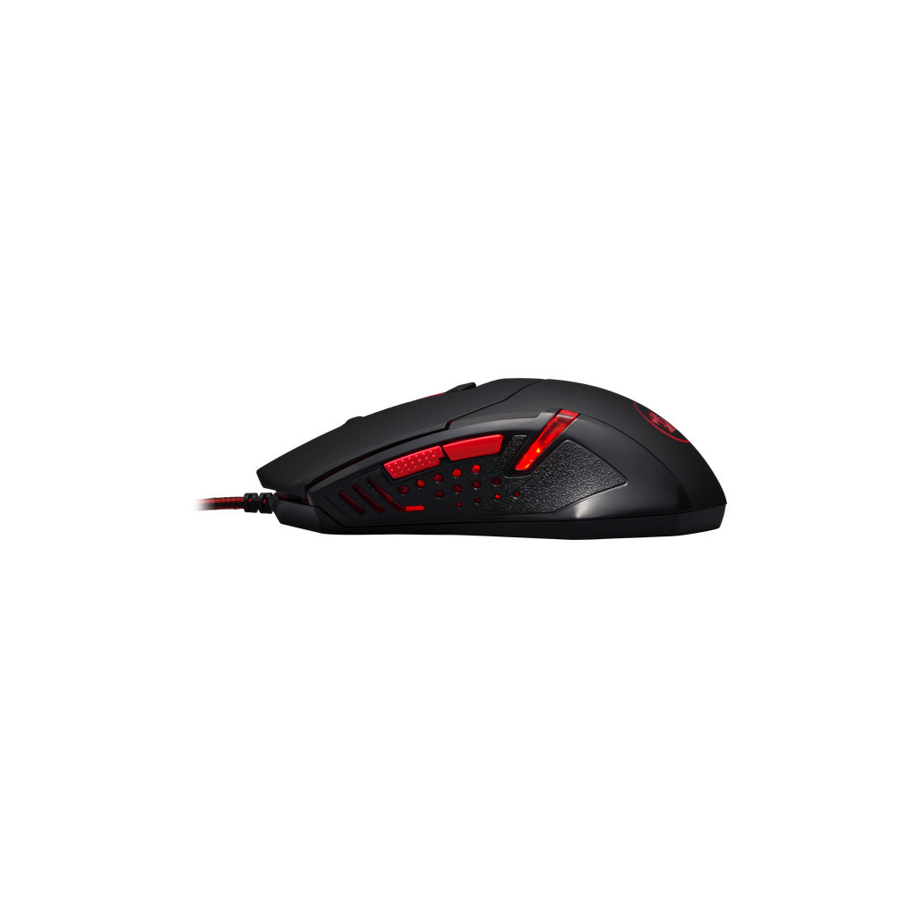 Мишка Redragon M601BA USB Black-Red + Килимок (78226) - зображення 9
