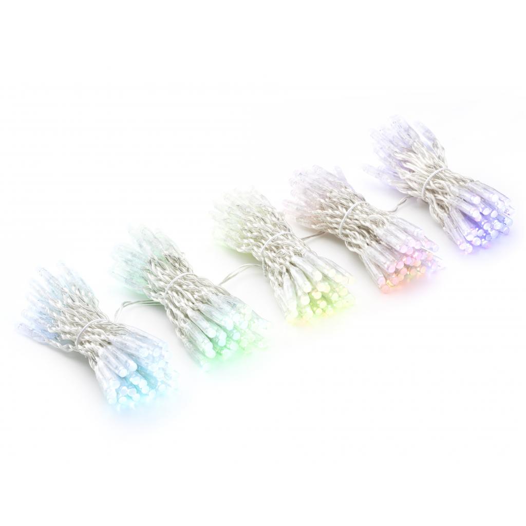 Гірлянда Twinkly Smart LED Pro Curtain RGBW 250, AWG22, IP65, прозора (TWP-CU-CA-05X50SPP-T) - зображення 2