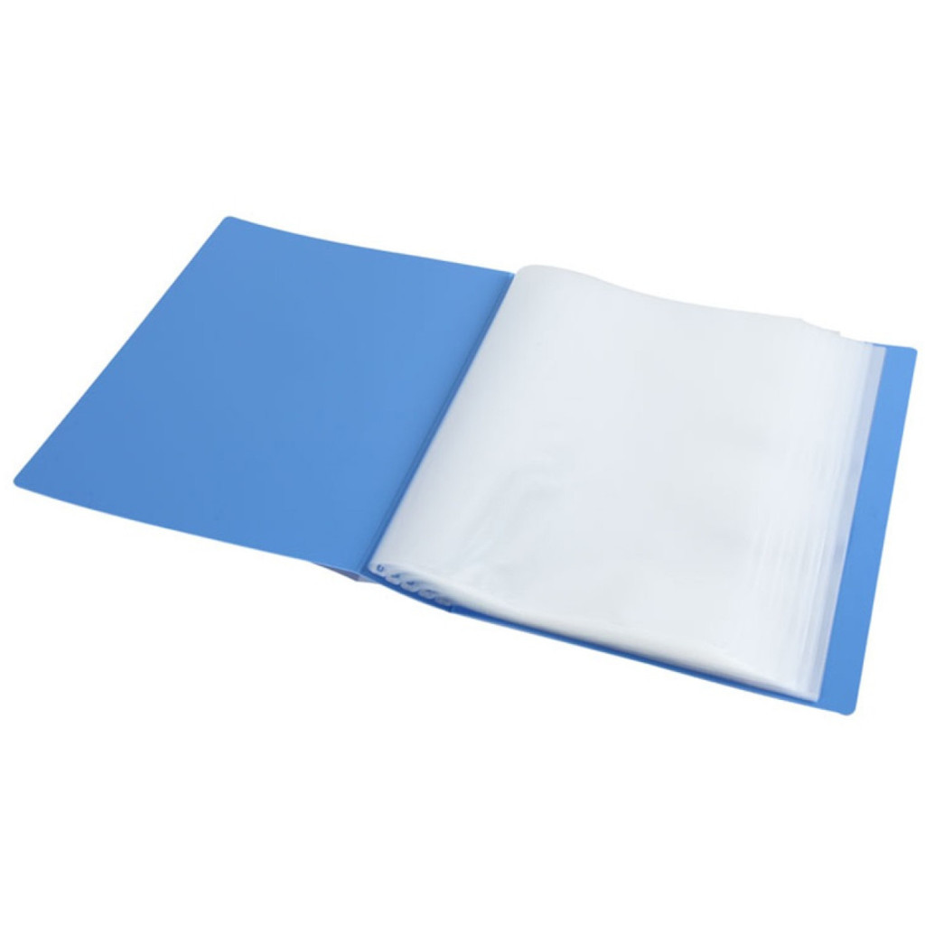 Папка з файлами Comix А4, з 100 файлами, синій (FOLD-COM-PF100AK-BL) - зображення 2