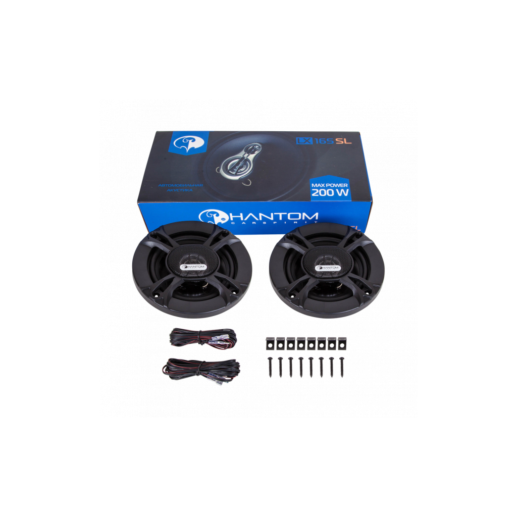 Коаксіальна акустика Phantom LX-165 SL - зображення 4