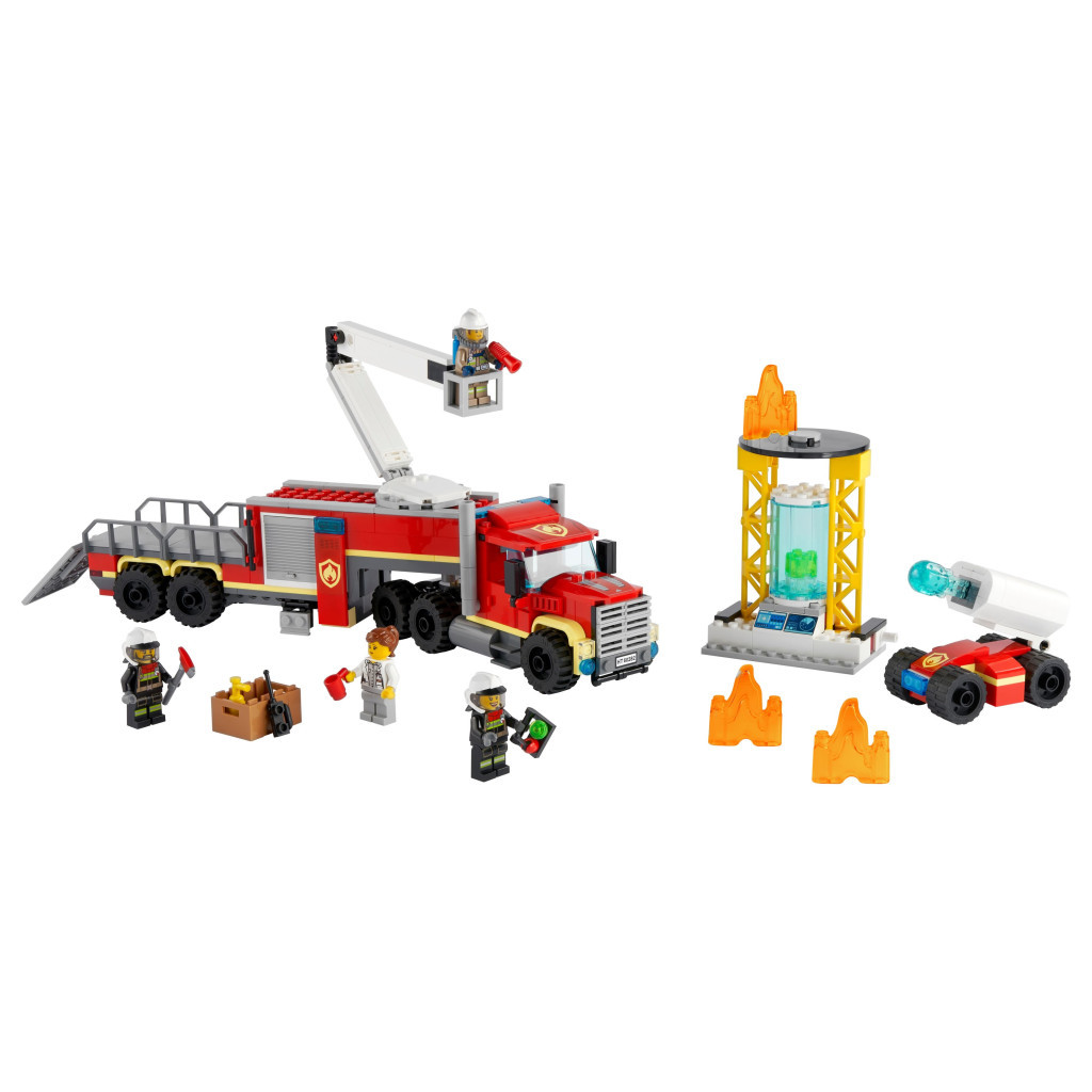 Конструктор LEGO City Fire Пожежний командний пункт 380 деталей (60282) - зображення 2