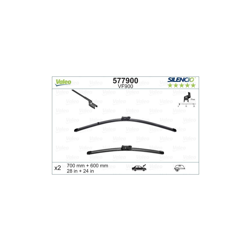 Щітка склоочисника Valeo 577900 - зображення 4