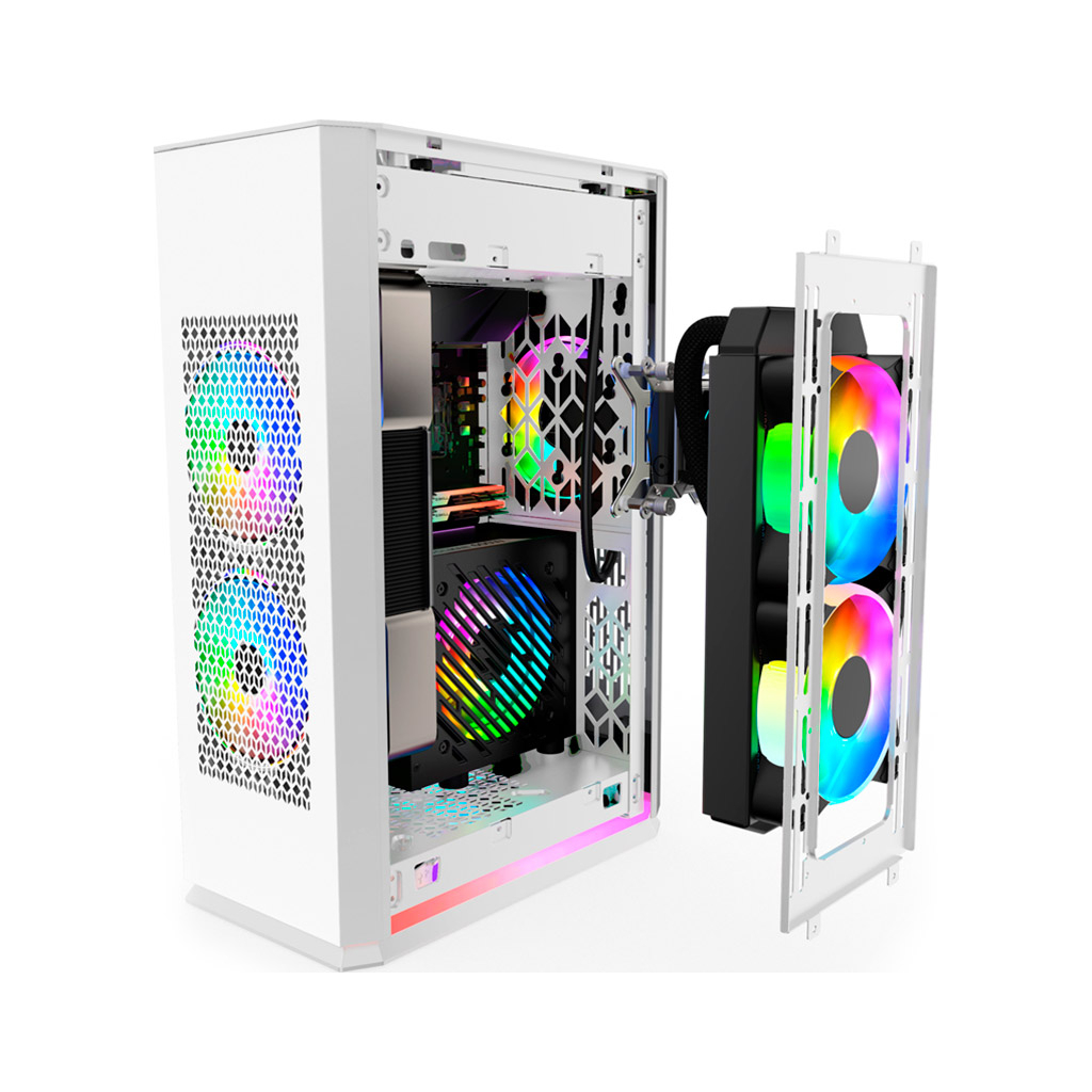 Корпус 1stPlayer UN1-3F2-W-WH&PS-750SFX - зображення 3