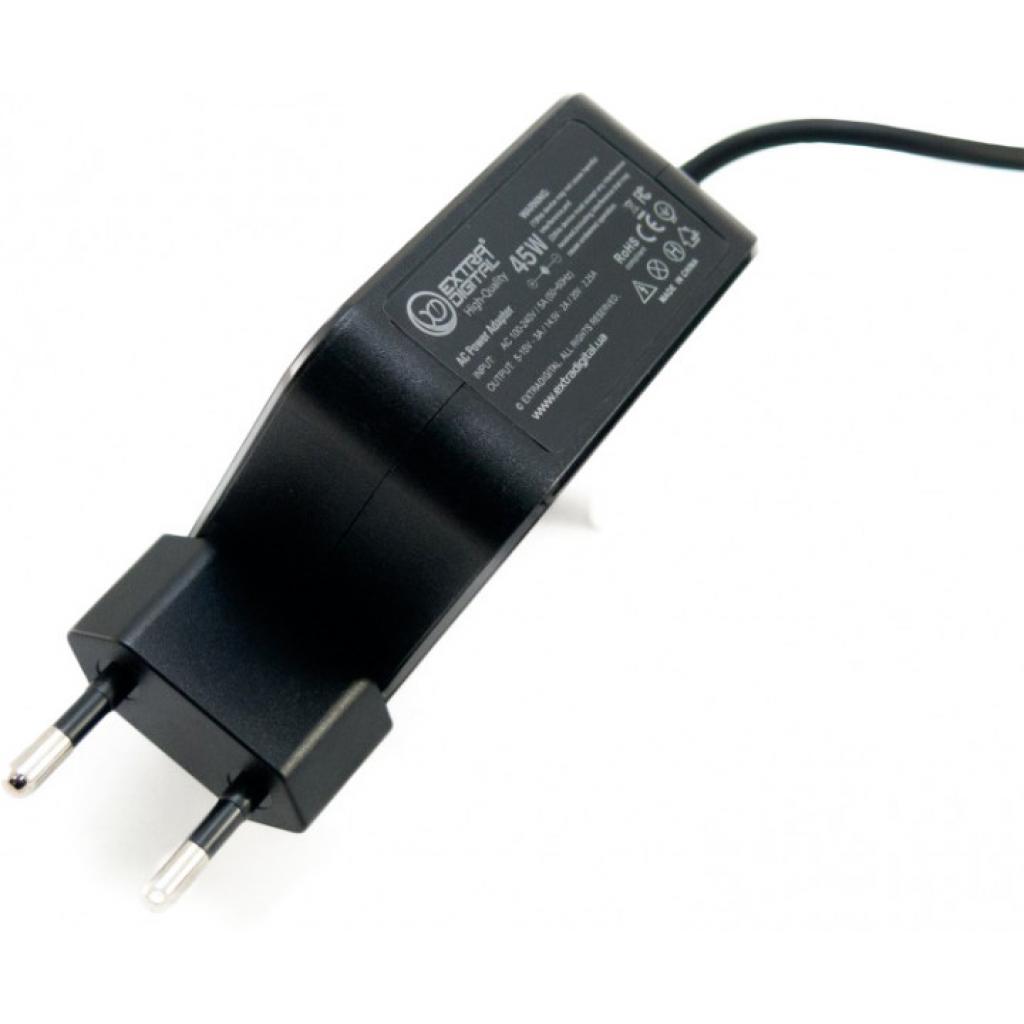 Блок живлення до ноутбуку Extradigital Type-C 45W Универсальный, High Quality (PSU3857) - зображення 2