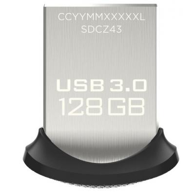 USB флеш накопичувач SanDisk 128Gb Cruzer Fit Ultra USB 3.0 (SDCZ43-128G-G46) - зображення 1