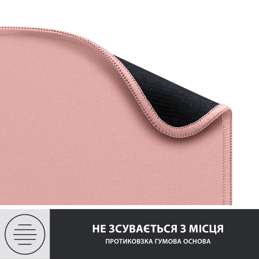 Килимок для мишки Logitech Mouse Pad Studio Series Darker Rose (956-000050) - изображение 7