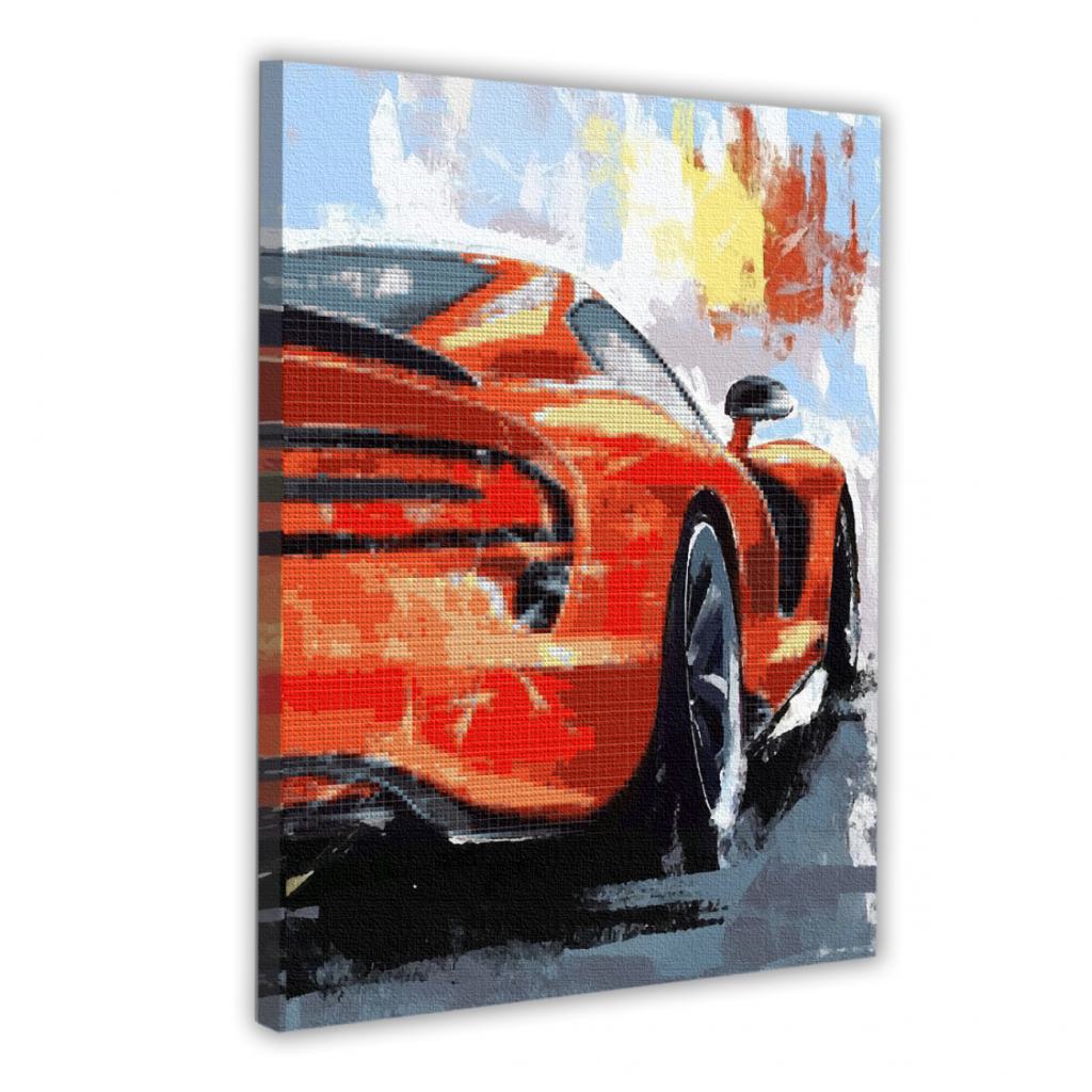 Картина по номерам Santi З алмазною мозаїкою Машина мрії 40 х 50 см (954943) - зображення 1