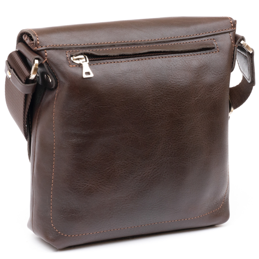 Сумка Grande Pelle У гладкій шкірі Шоколадна (11334) - зображення 2