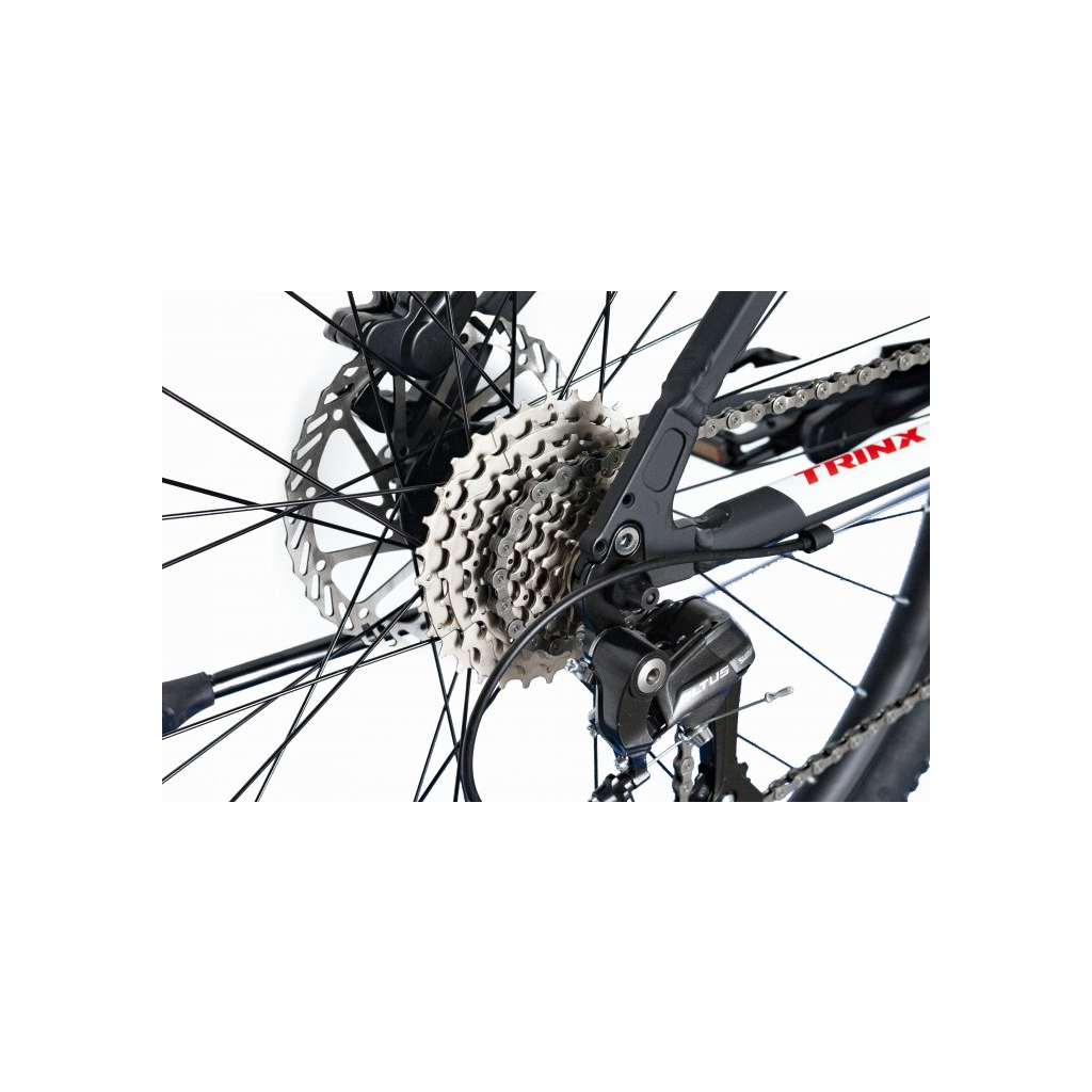 Велосипед Trinx M700 Elite 27.5" рама-18" Matt-Black-White-Red (M700Elite.18MBWR) - зображення 5