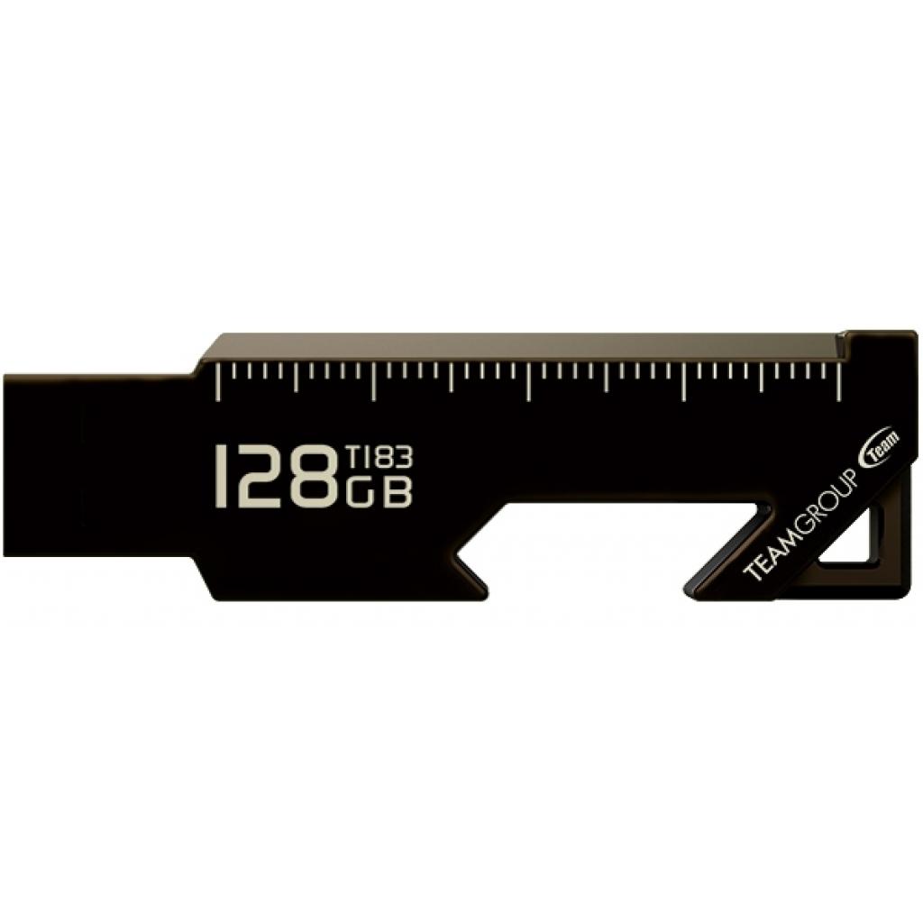 USB флеш накопичувач Team 128GB T183 Black USB 3.1 (TT1833128GF01) - зображення 1
