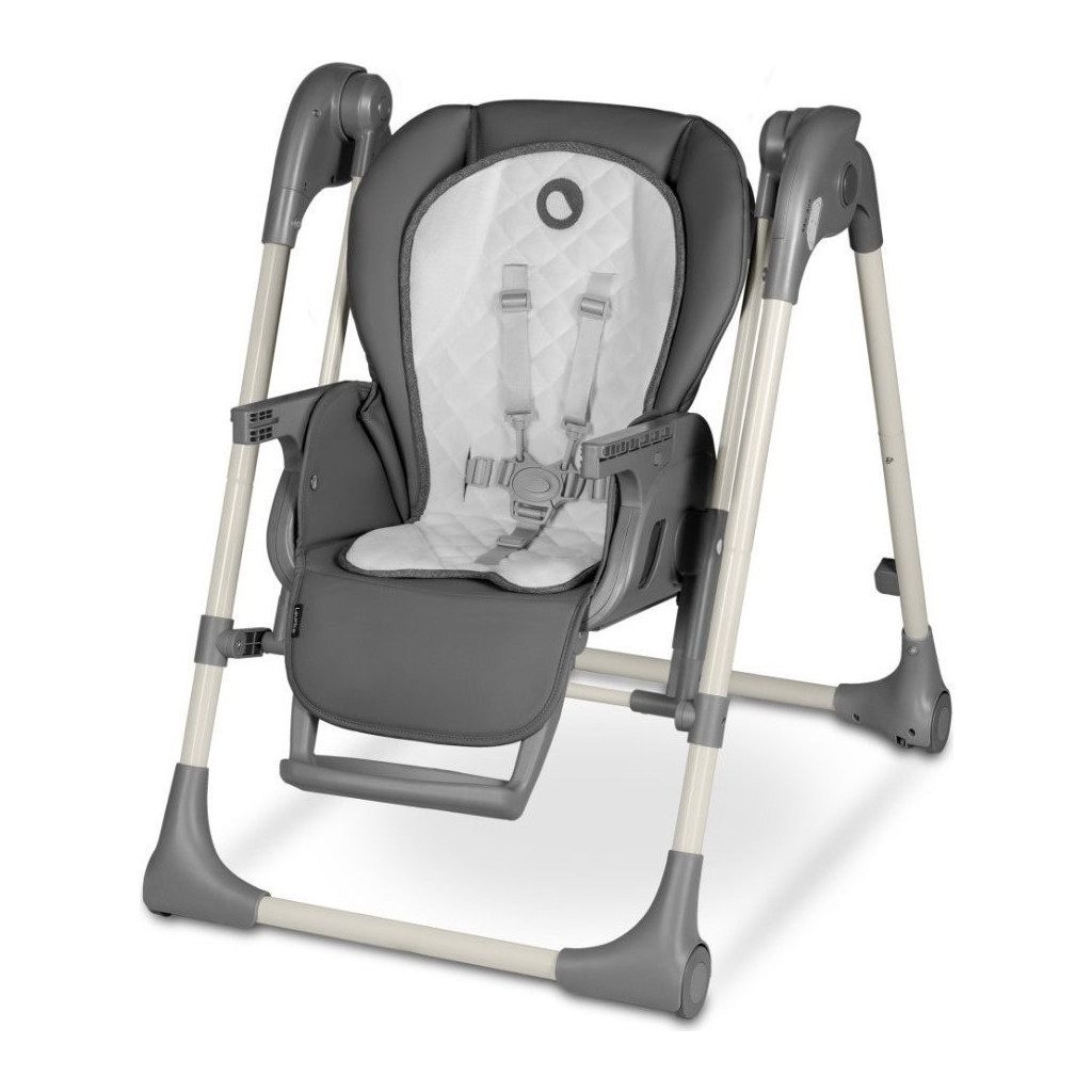 Стілець для годування Lionelo 2 в 1 Laurice Grey Stone з функцією гойдалки (LO-LAURICE GREY STONE) - зображення 8