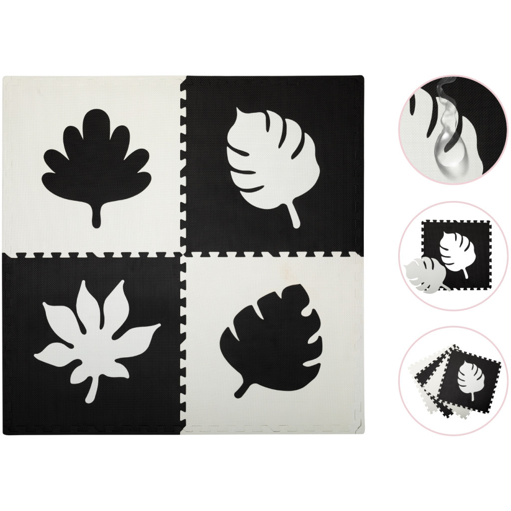 Дитячий килимок MoMi пазл Feli 120 х 120 cм Black (AKCE00028) - зображення 3