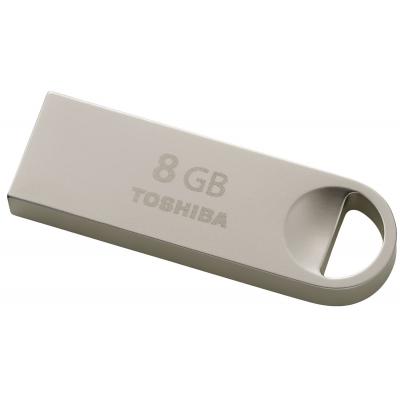 USB флеш накопичувач Toshiba 8GB Owari Metal USB 2.0 (THN-U401S0080E4) - зображення 3