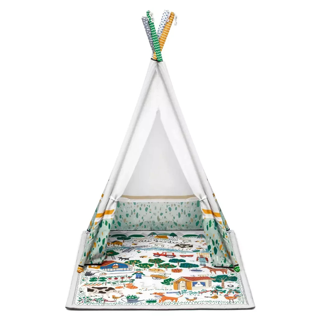 Дитячий килимок Kinderkraft намет 3 в 1 Little Gardener (5902533918171) - зображення 2