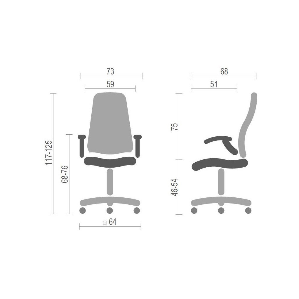 Офісне крісло Аклас Ліберті CH TILT Чорне (11869) - зображення 6