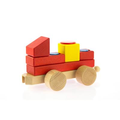 Конструктор Nic дерев'яний Паровозик (NIC2151) - зображення 9
