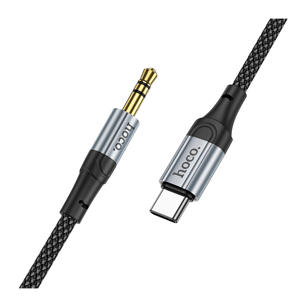 Кабель мультимедійний USB-C to 3.5mm M 1.0m Black HOCO (6942007608824) - зображення 3