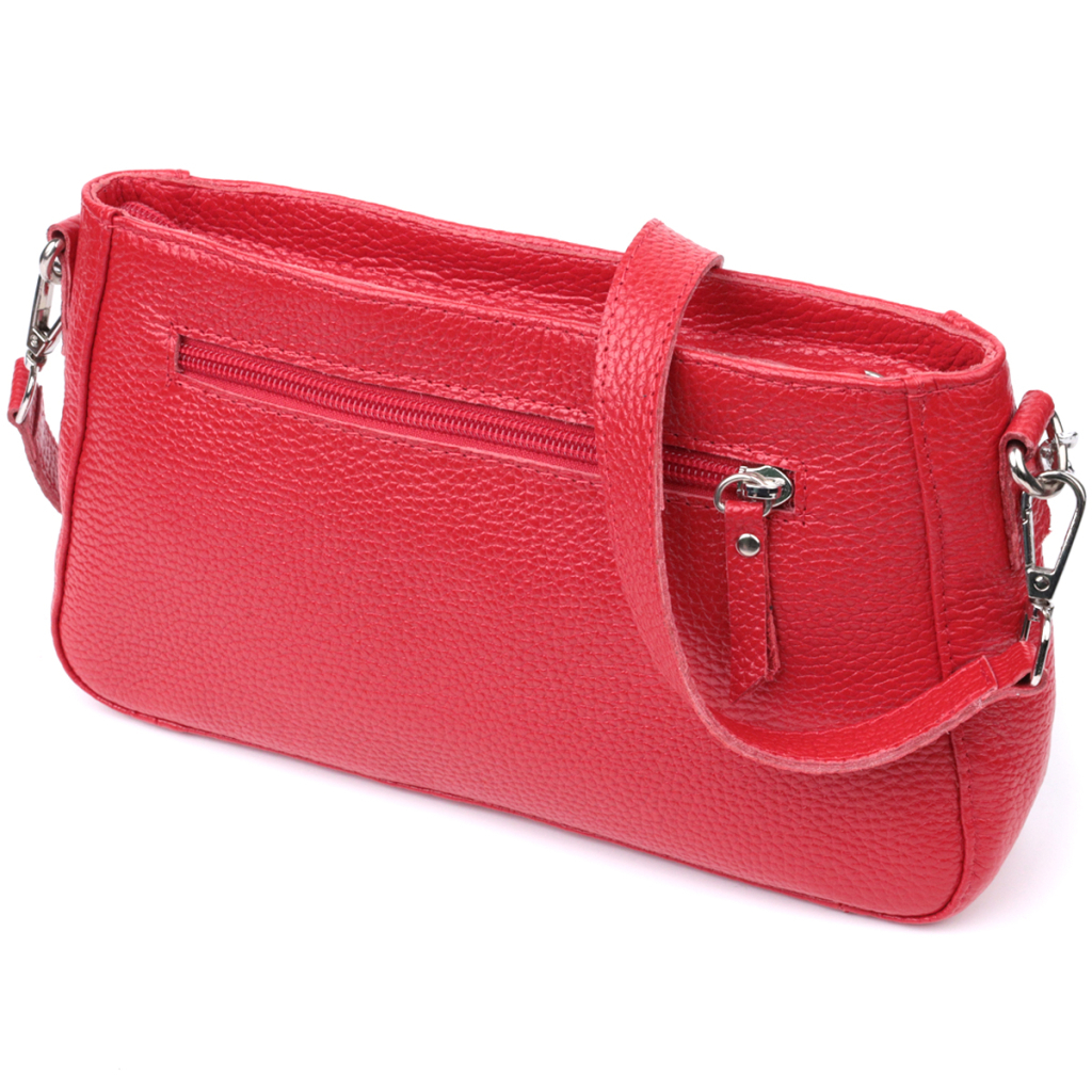 Сумка Shvigel З натуральної шкіри Червона (22836) - зображення 2