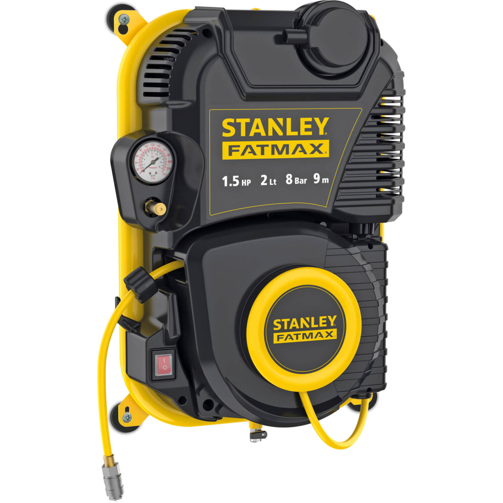 Компресор Stanley настінний FATMAX FMXCMD152WE, 160 л/хв, 1.1 кВт (FMXCMD152WE) - зображення 1