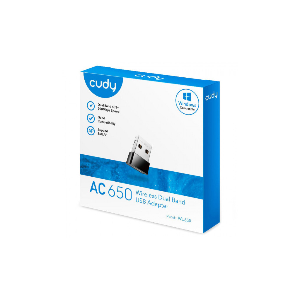 Мережева карта Wi-Fi Cudy WU650 - зображення 4