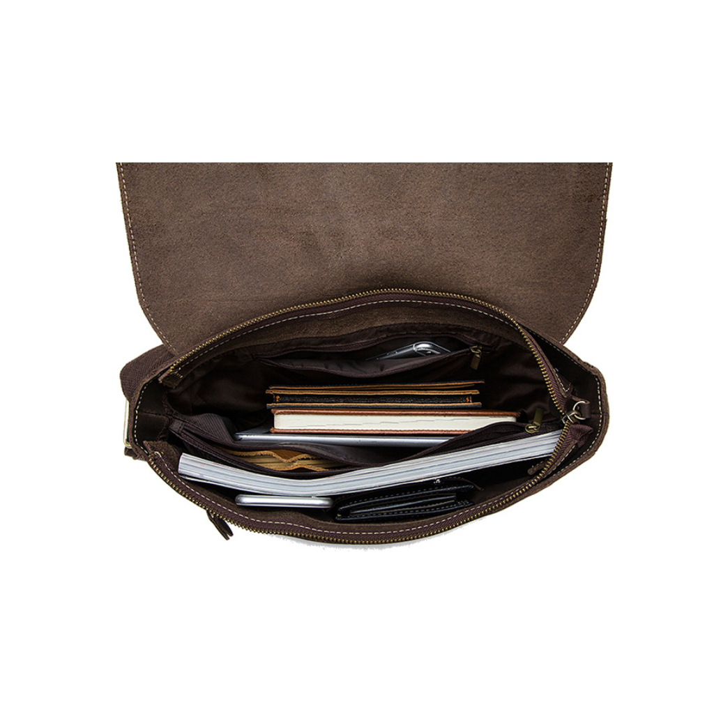 Сумка Vintage На плече Коричнева (20007) - зображення 6