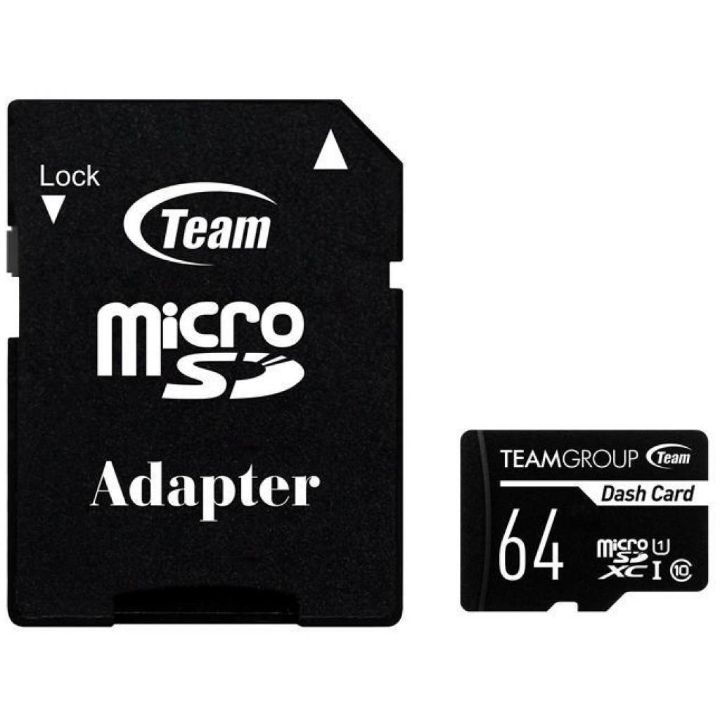 Карта пам'яті Team 64GB microSDXC class 10 UHS-I (TDUSDX64GUHS03) - зображення 1