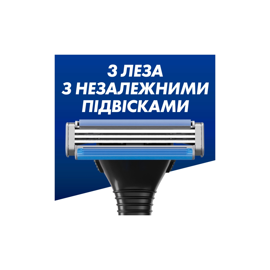 Бритва Gillette Sensor 3 з 6 змінними картриджами (7702018550807) - зображення 3