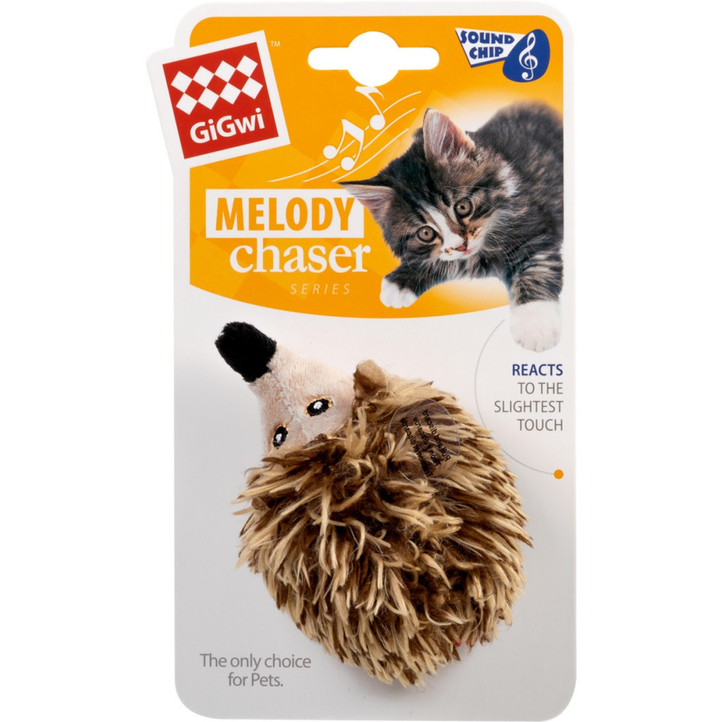 Іграшка для котів GiGwi Melody chaser Їжачок з електронним чіпом 10 см (75376) - зображення 2
