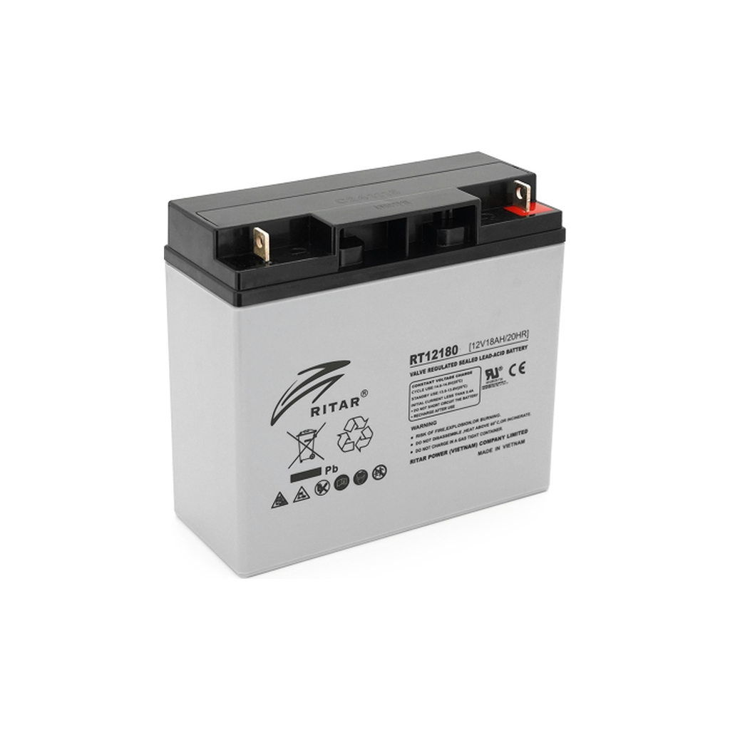 Батарея до ДБЖ Ritar RT12180GL5, 12V 18.0Ah (RT12180GL5) - зображення 1