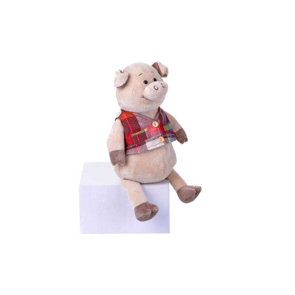 М'яка іграшка Same Toy Свинка в жилеті 35 см (THT723) - зображення 2