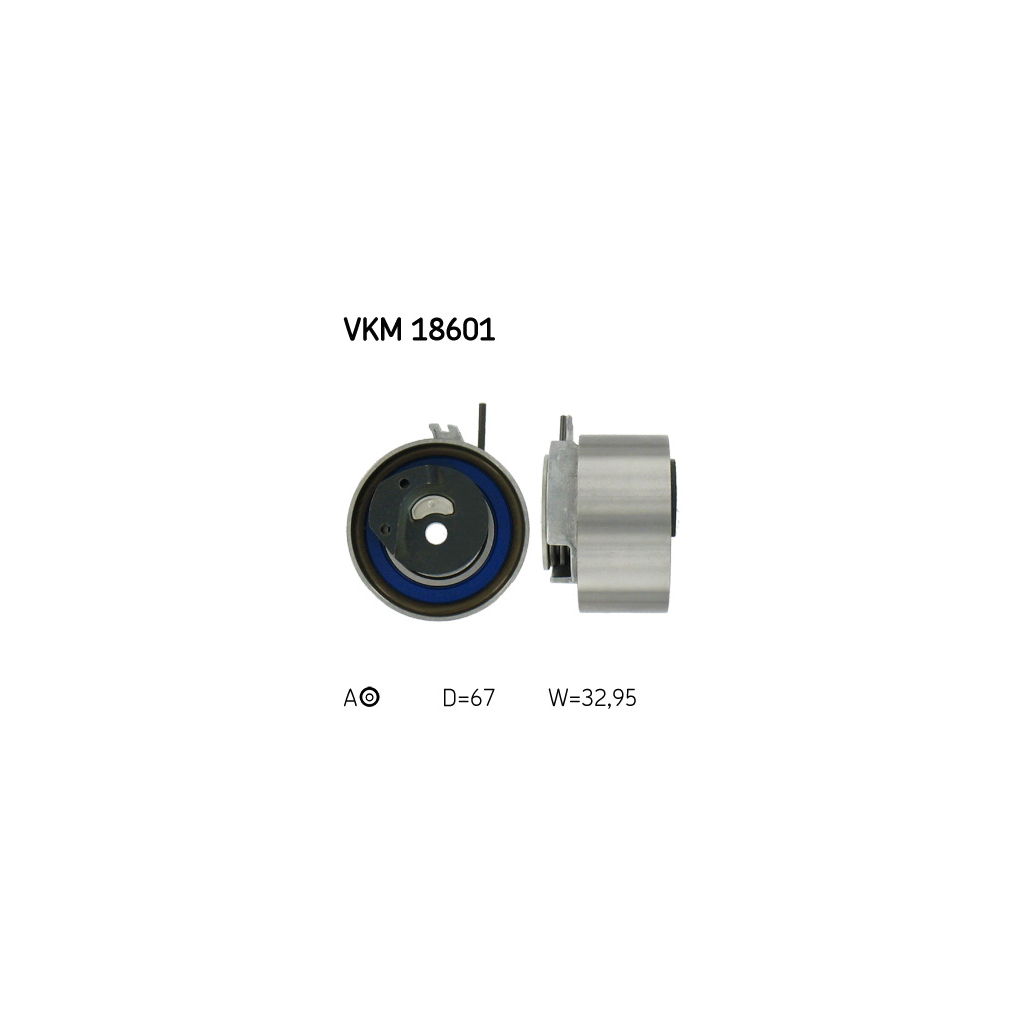 Ролик натягувача ременя SKF VKM 18601 - зображення 1
